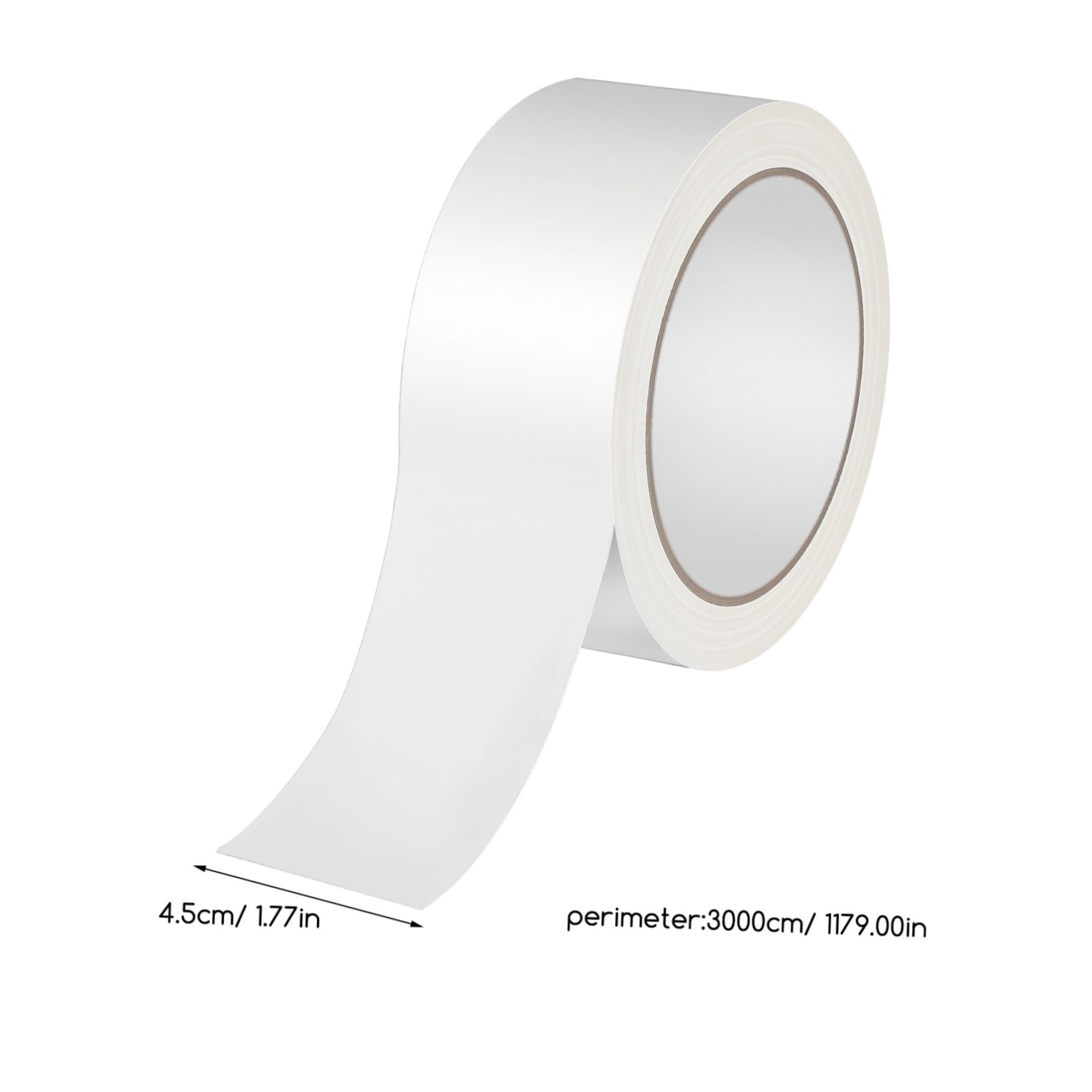 UKCOCO 2rotoli Nastro Bianco Resistente Per Nastro Spedizione Per Scatole Spedizione Bianco