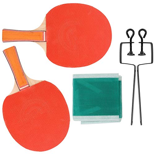 Bonbela Raqueta de Tenis de Mesa Profesional Placa Base de Madera Pura de 7 Capas con Lámina de Goma de Alta Elasticidad para Sujetar el Bolígrafo y Agarrar el Método de (Juego de Raquetas de Tenis