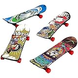 finger skateboard tricks for beginners ❈Fácil de llevar:Es más fina y monada en comparación con otras.Sus niños pueden jugar con las patinetas de dedos en cualquier lugar,como en casa,parque,escuela,etc.