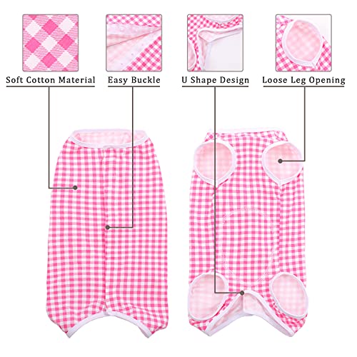Kuoser Surgical Recovery Suit For Dogs Cats, Pet T-Shirt After Surgery Wear For Dogs, Dog Professional Recovery Suit Comfortable E Collar Alternative, Prevent Licking Onesies Pet Surgery Recovery Suit #TOP1