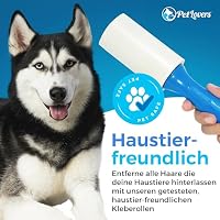 PetLovers Fusselrolle Tierhaare Extra klebrig 420 Blatt – Fusselrasierer Tierhaarentferner für Kleidung – Ansicht 7