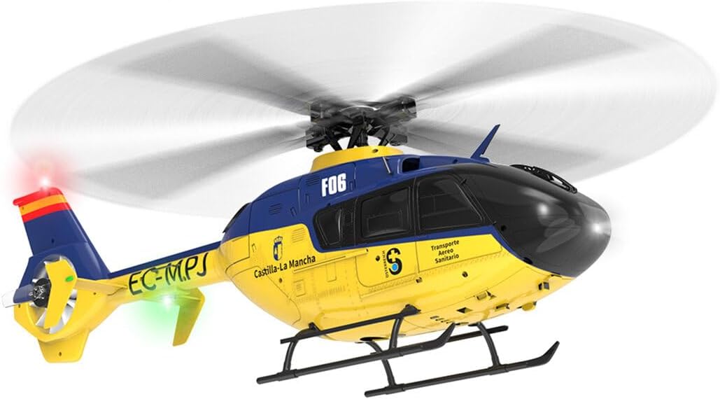 MINDKEEPS YU Xiang F06 EC-135 RC Helicopter demonstrating optical flow positioning