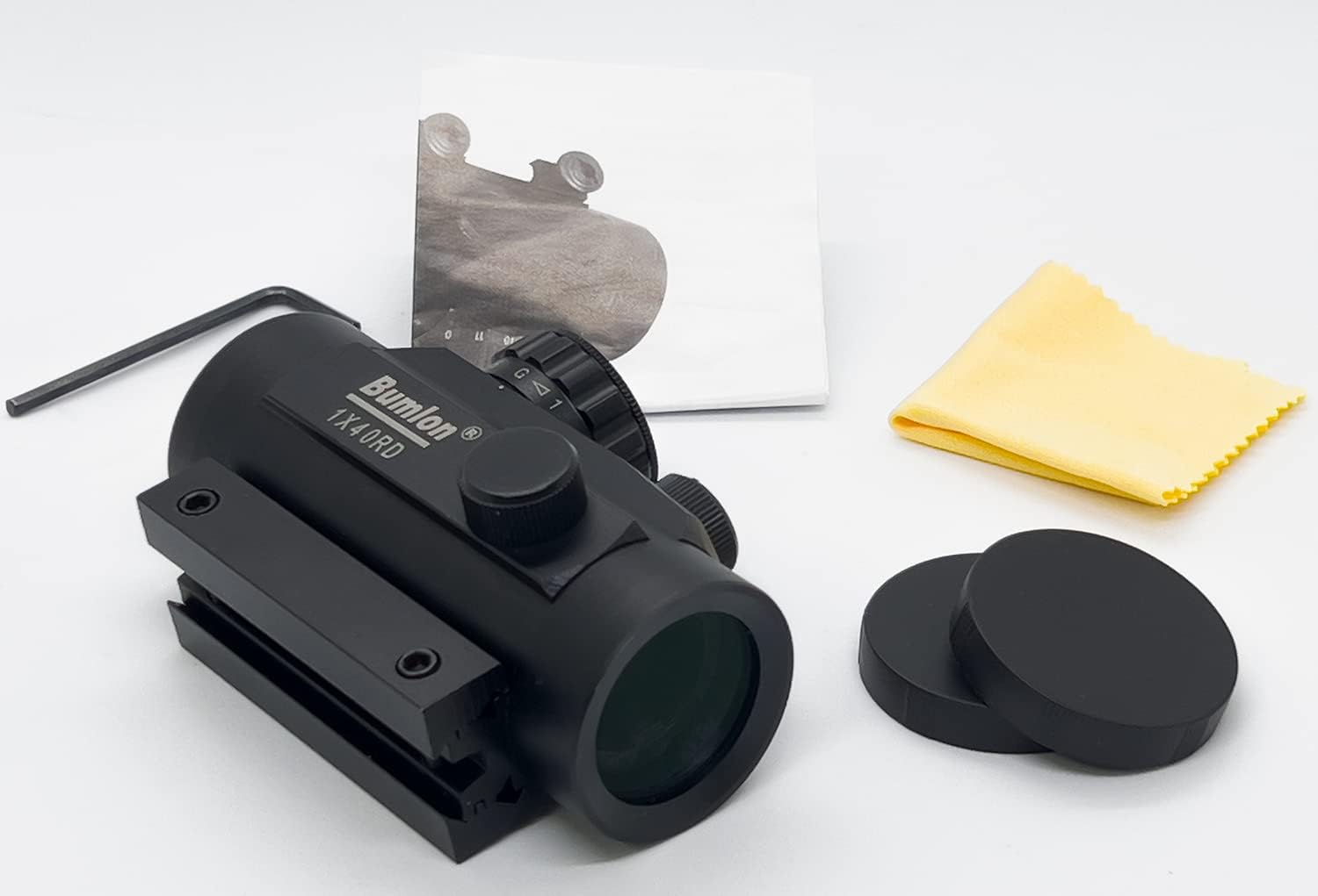 Bumlon Red Green Dot Sight, 1x40RD Crosshair Red/Green Dot Sight Rifle Scope with 11/20mm Rail, Can be Switched Between red and Green (Dot) : Sports & Outdoors