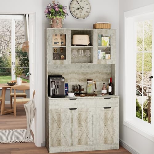 GTFURNI 71" Tall Kitchen Pantry Storage