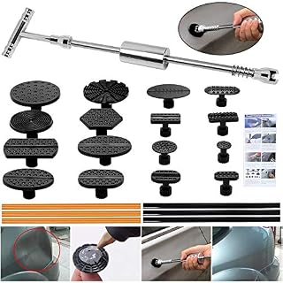 YOOHE Paintless Dent Repair Puller Kit - Dent Puller Slide Hammer T-Bar Tool