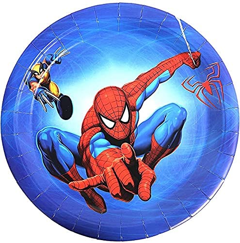 N/C Spiderman Themed Birthday Party Supplies Set #TOP14