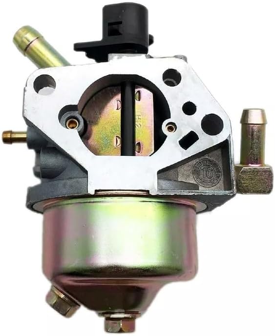 RATION Carburetor kit components including spark plug, gaskets, fuel filter, and primer bulb