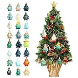 Calendario de Navidad de Adviento 2025-2D decoraciones acrílicas | Calendario de cuenta regresiva de de marino de Navidad 2025 para niños pequeños, niñas, adolescentes y familia