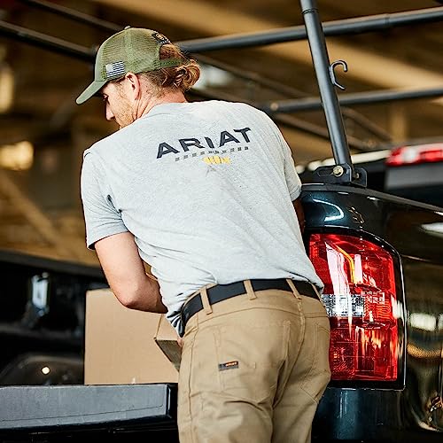 ARIAT Men's Rebar Cotton Strong Logo T-Shirt4