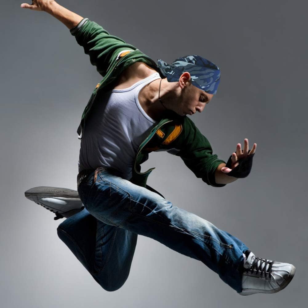 HANGNUO 9 Pack Camo Bandanas Cotton Headwraps Wristband Sports Face Cover for Running Cycling Hiking, 22 x 22 Inches - Image 5