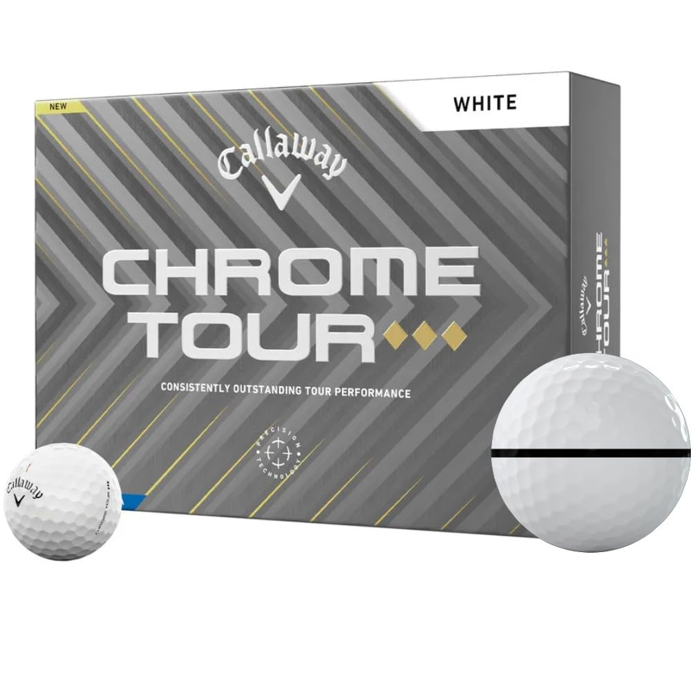Callaway Golf Chrome Tour Triple Diamond AlignXL Golf Balls - 2025 Model