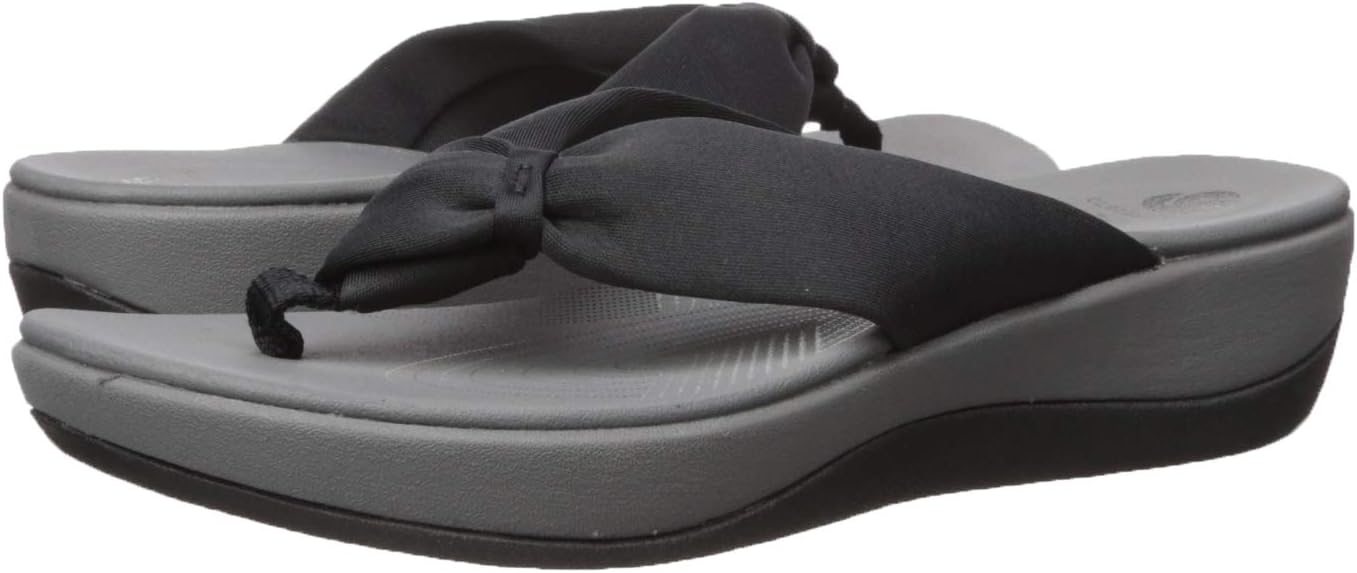 Clarks womens Arla Glison 9 Black Fabric
