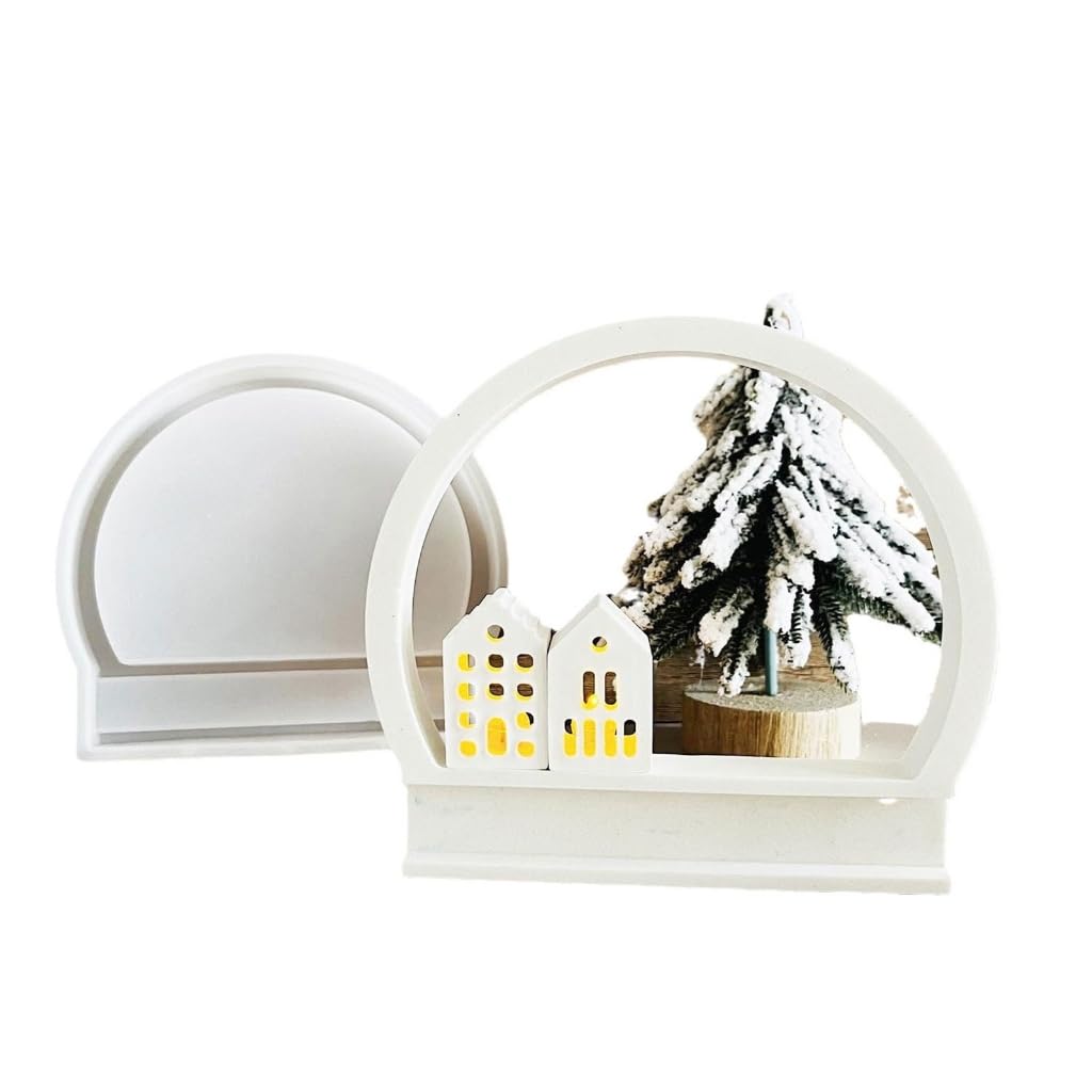 Set di 2 stampi in resina siliconica da appendere alla parete, stampi per gioielli artigianali con texture in silicone per ornamenti fatti a mano