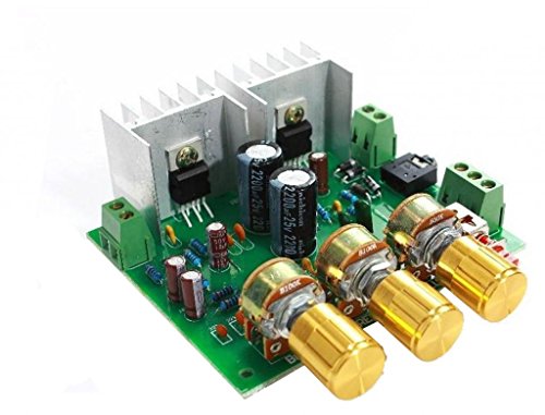 Top-cofrLD 2 Dual Channel 2.0 15W+15W TDA2030A HiFi Stereo Audio Power Amplifier AMP Board DIY Kit