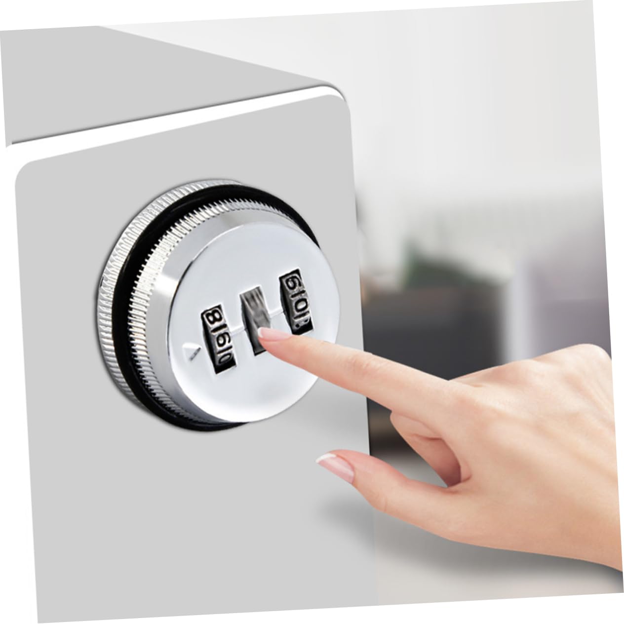 Tofficu 5 Pezzi Serratura con Combinazione per Armadietti e Sicurezza Password per Oggetti Design Elegante e Versatile