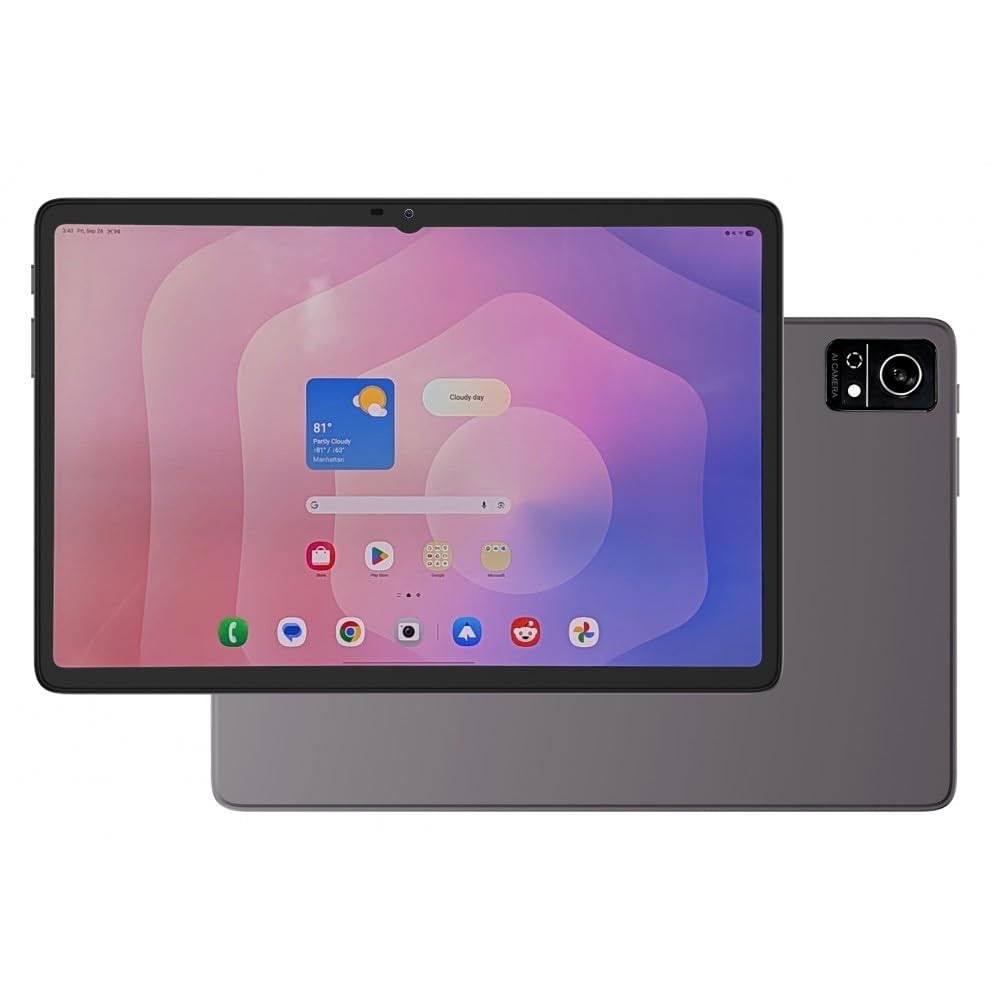 DOMO Slate SL40 OS10 1C 10 Inch Android Tablet 4G Dual SIM, 4GB RAM, 32GB Storage (Expandable to 1TB), Octa-Core Processor, WXGA Incell Display, 13MP Camera, GPS, WiFi, Bluetooth, Type-C (Grey)