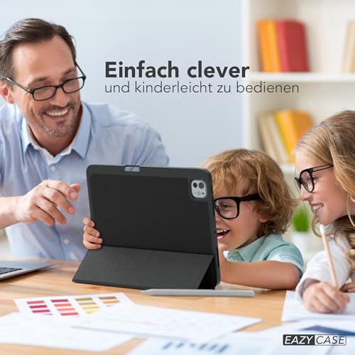 Étui de protection pour iPad Pro 11 2024 EAZY CASE noir avec porte-stylet smartcase - 3