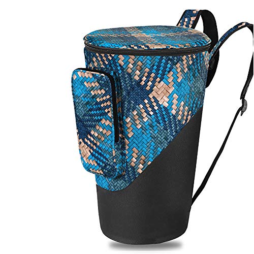 YUEKO Djembe Bag Sturdy Shoulder Straps and Durable African Drum Bag Triple-layer Construction