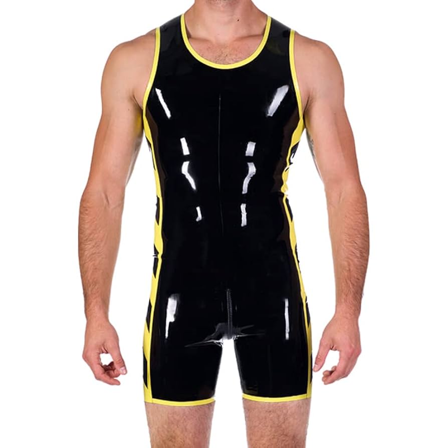 ✿XL ラテックス ラバースーツ 全身タイツ黒✿ XL】ラテックス ラバー