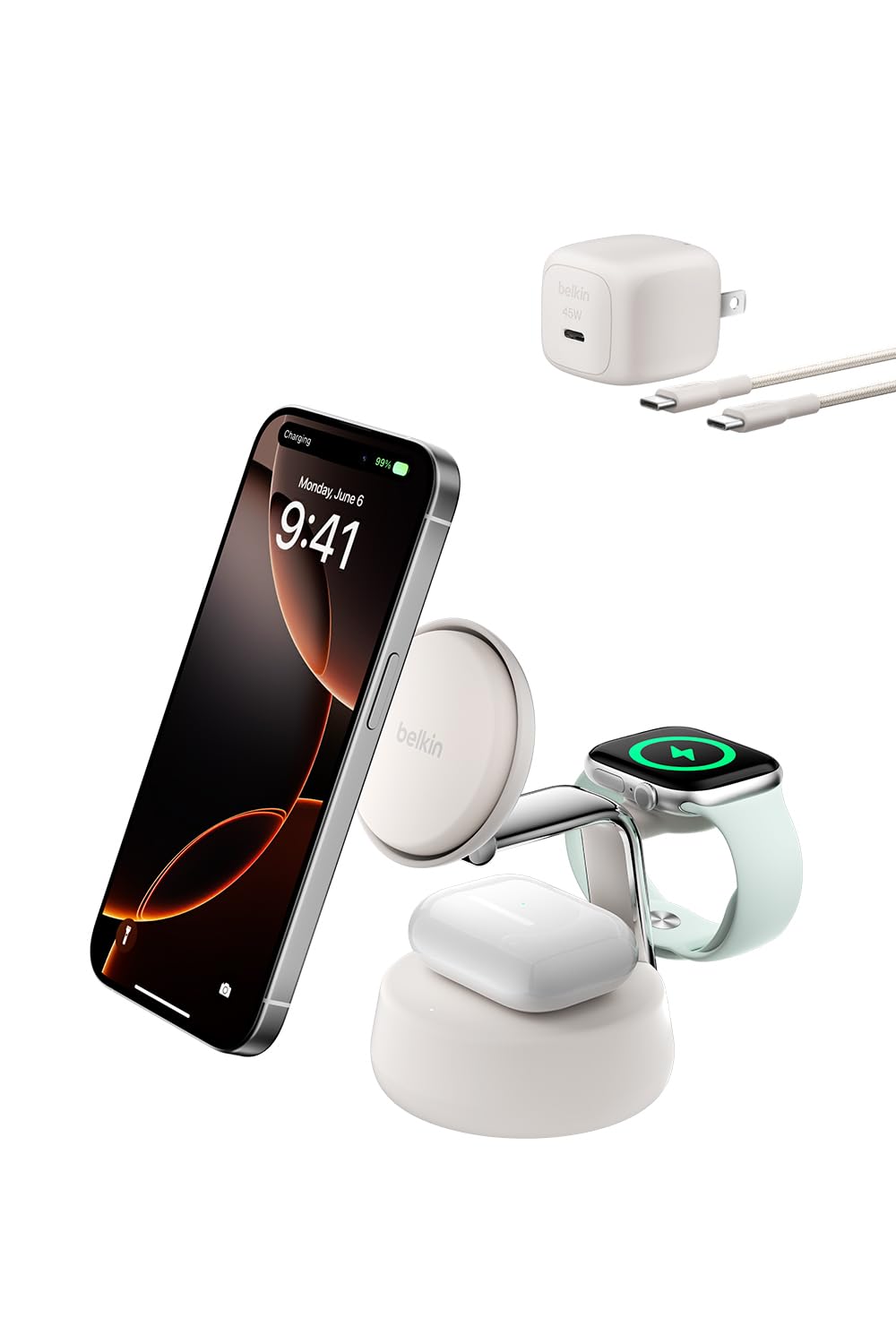 Amazon.co.jp: 【Amazon.co.jp限定】Belkin Qi2 25W ワイヤレス充電器