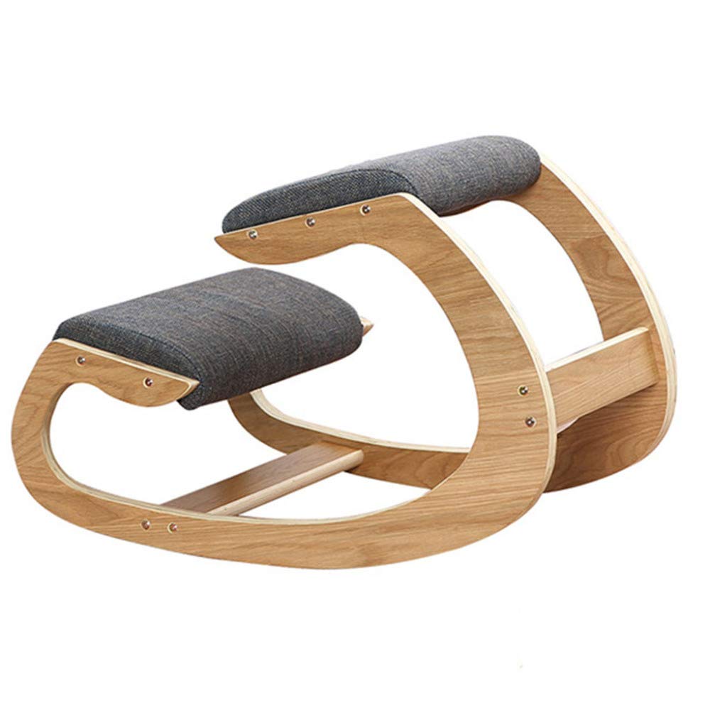 La Silla De Oficina Creative Kneeling Silla Ergonómica De Meditación Para Arrodillarse Puede Ayudar A Aliviar El Dolor Y Mejorar La Postura,Woodcolor