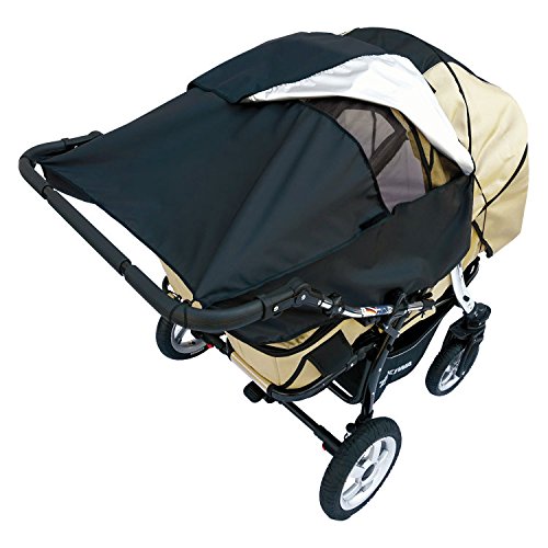 Sunnybaby 11244 Hannah Duo Voile d'ombrage double avec fenêtre et fenêtre latérale Noir