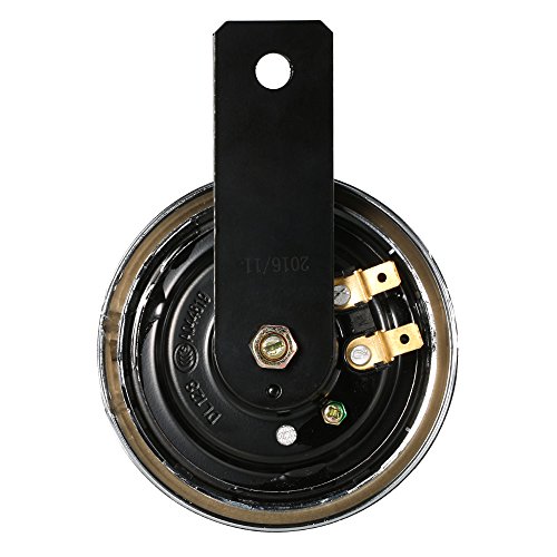 Yorten DC 12V 1.5A 105dB universal à prova d'água para motocicleta redonda buzina elétrica