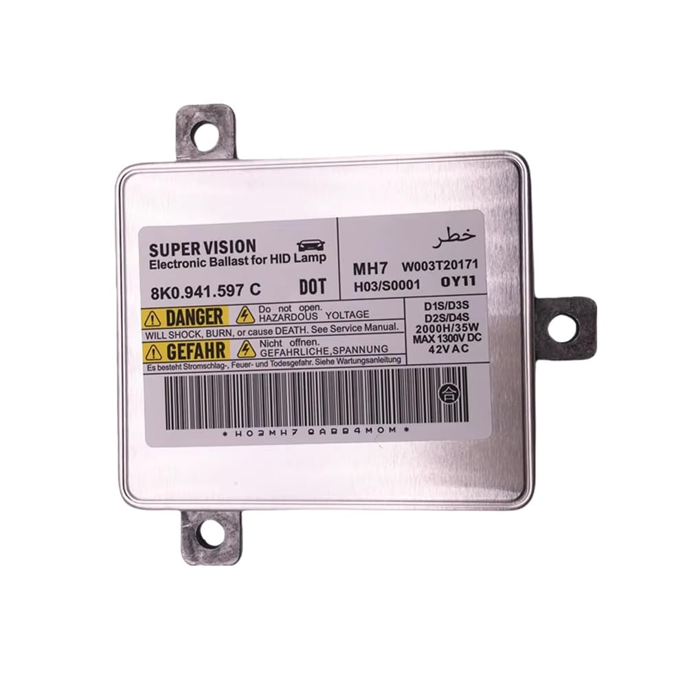 Balasto Xenon HID 8K0941597C W003T20171 para Faros Delanteros de Audi A4 y Q5 7