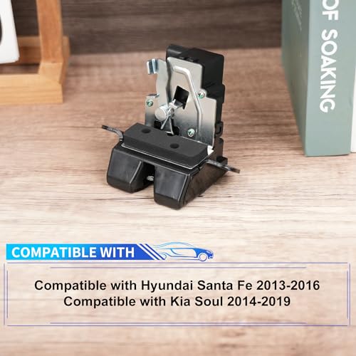 Image of Trunk Door Lock Actuator Rear Tailgate Door Lock Latch Actuator 81230-2W000 for 2011-2013 Kia Sorento, for 2010-2013 Kia Soul, Tail Gate Lock Latch Actuator, Replace# 812301H000 812302W000