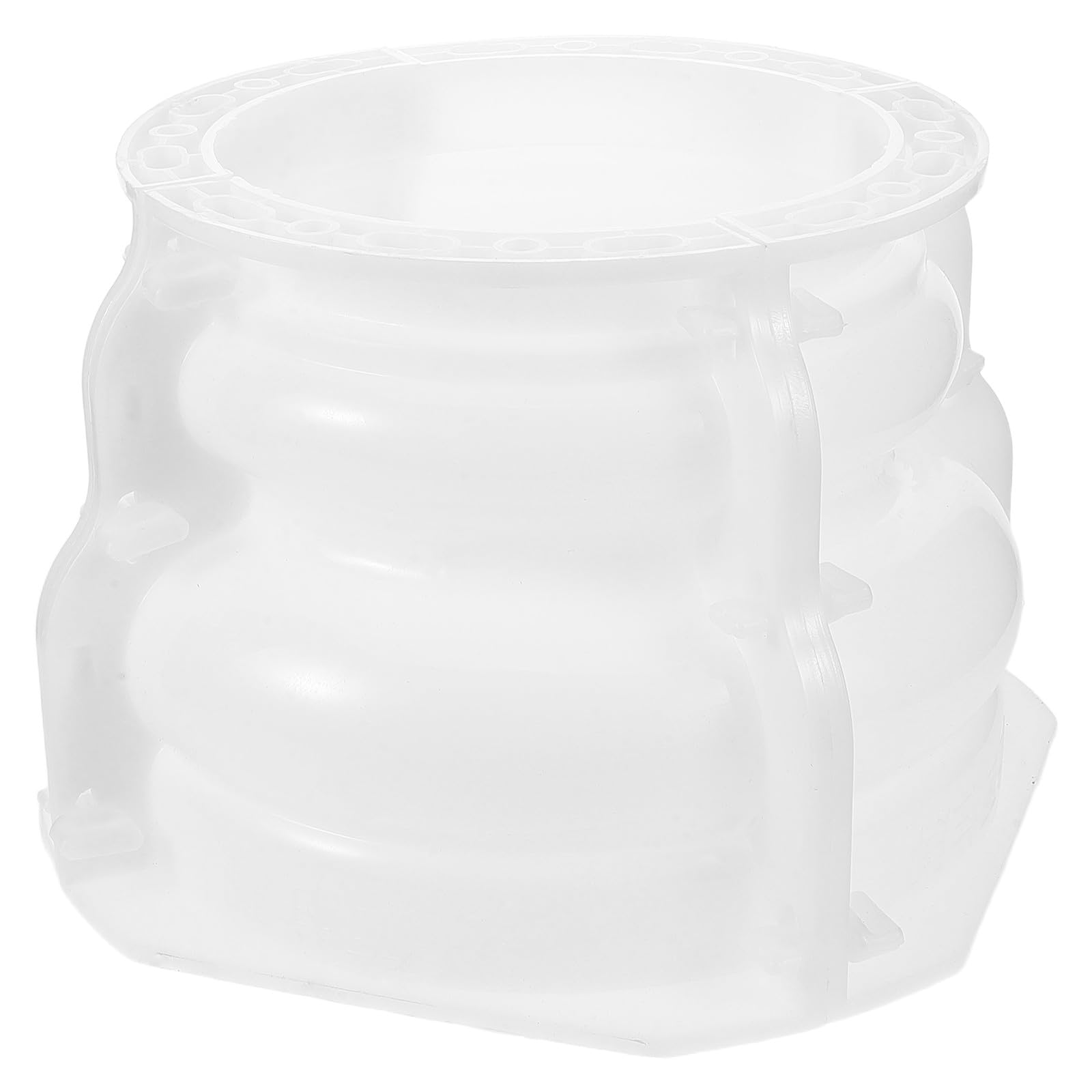 Moule colonne romaine en PP lisse pour base de pilier et ornement de maison