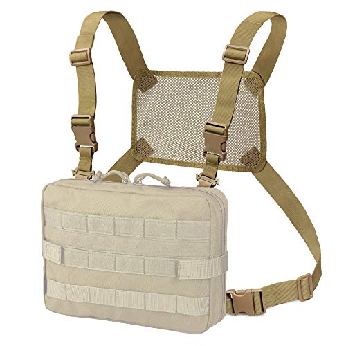 WYNEX Tactical Harness Suspenders, Tactical Duty Belt Combat Suspenders with 4 Adjustable Straps