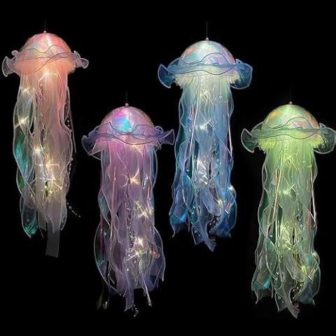 Hojalis Creative Jellyfish LED Night Light Cover
