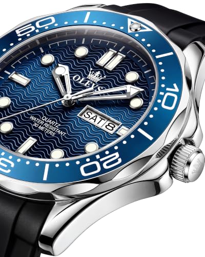 Image of OLEVS Watches for Men Luxury Dress Wirst Watch Gift | Large Dial,tainless Steel,Waterproof,Luminous,Watch Gift