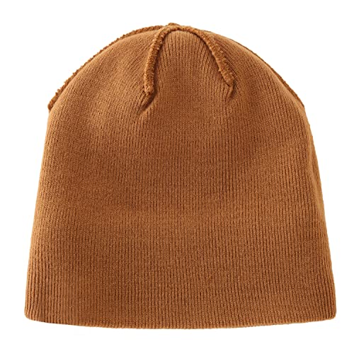 Image of Home Prefer Mens Winter Hats Acrylic Knit Cuff Beanie Cap Warm Womens Beanie Hat