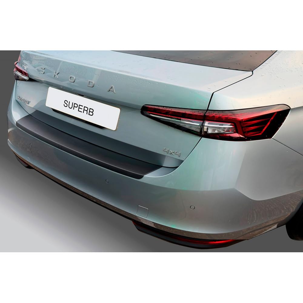 RGM ABS Rear bumper protector compatible with Skoda Superb IV 2024- Black