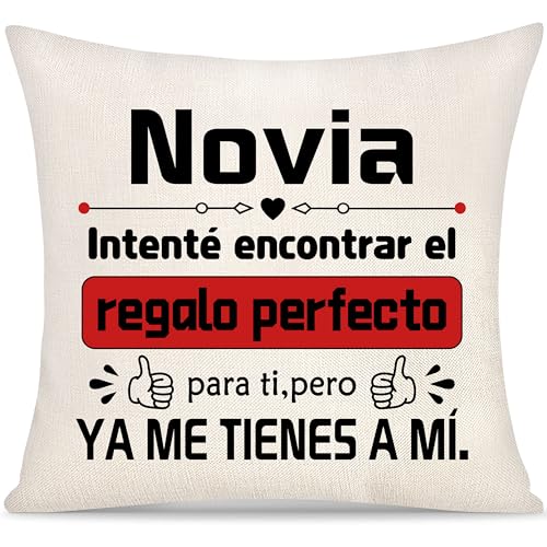 Yoskiasd Novia Funda de Cojín Regalo Intenté Encontrar Mujer Parejas Amante del Novio Aniversario Día de San Valentín Gracias IDAL Original Regalo de Cumpleaños Navidad (Novia-a)