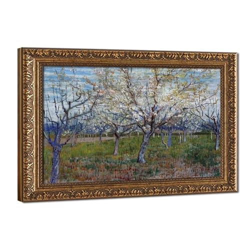 Toile Verger Rose Van Gogh pour illuminer votre salon chaleureux
