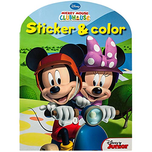 32 Seiten großes XL Malbuch - A4 - Disney - Mickey & Minnie Mouse - mit vielen Sticker & Aufkleber - Dickes… – Bild 5