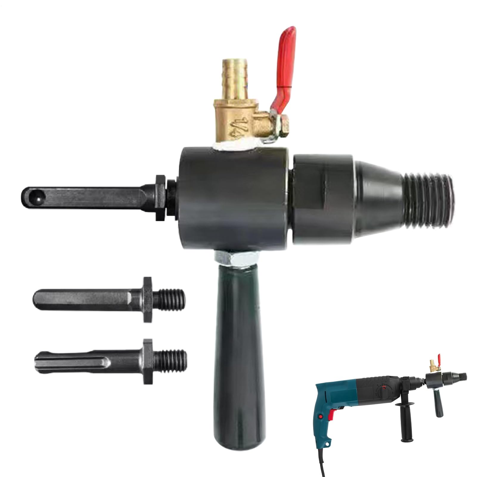 Convertisseur d' d'eau électrique pour marteau perforateur, perceuse électrique, outil de forage d'eau rotatif, outil de forage électrique, appareil d'alimentation en eau économisant