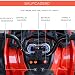 HOMCOM Quad Eléctrico Niño Coche Eléctrico Cuatrimoto Batería 12V con MP3 Radio...