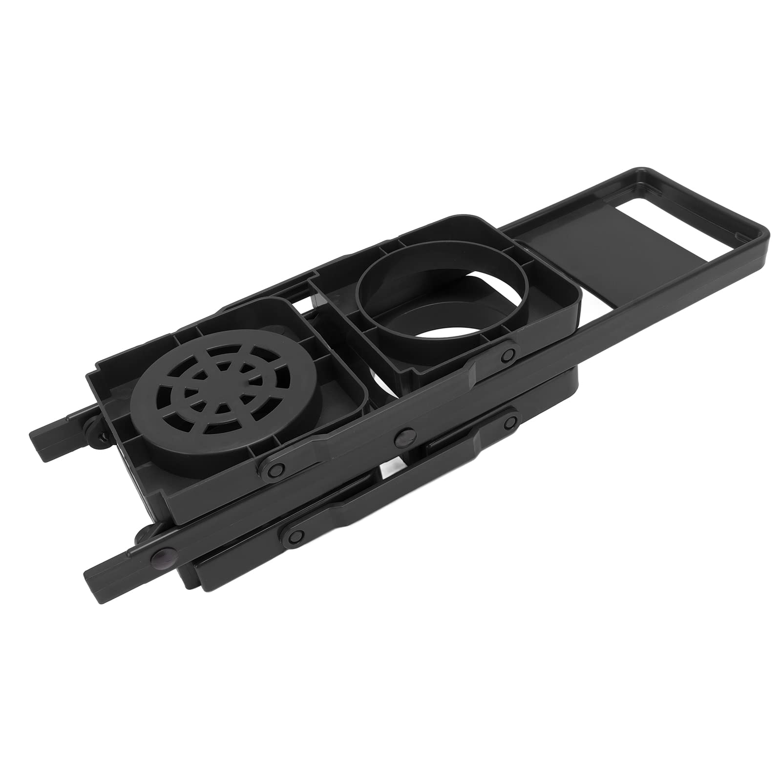 Portabebidas Plegable De 2 Paquetes, Portabebidas Reutilizable Portátil con Mango Grueso Portavasos De Plástico para Bebidas para Entrega(Negro)
