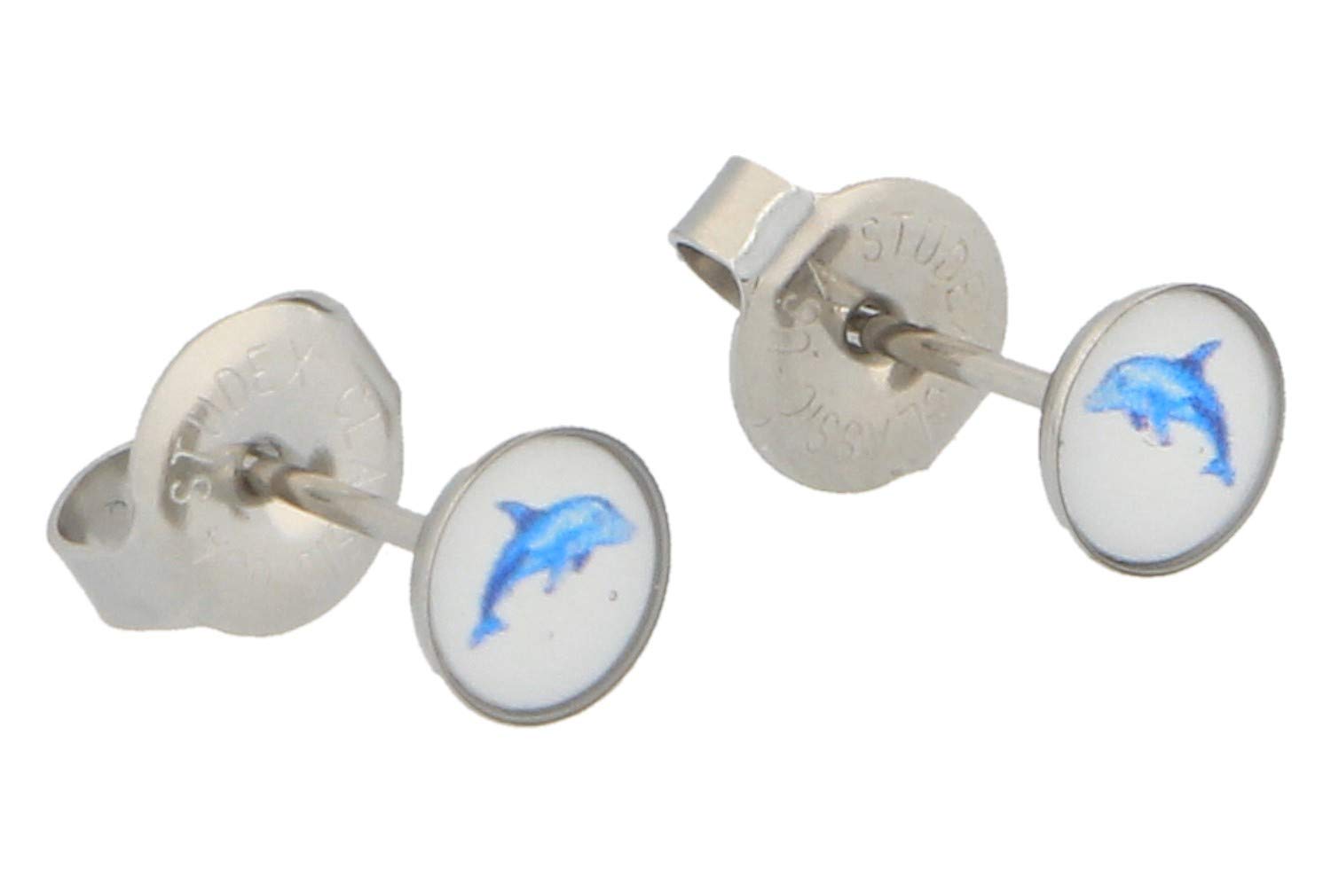 Studex Erstohrstecker Chirurgenstahl mit Delfin