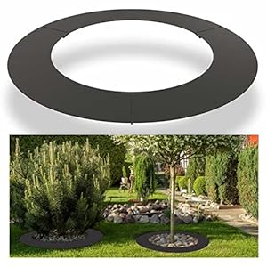 Ultiness Baumring Rasenkante Ø 90/120 cm Grau