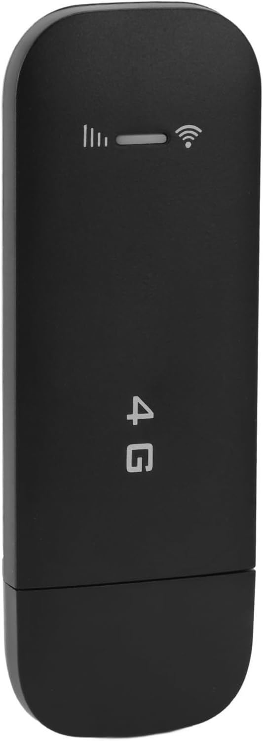 4G LTE USB Portable WiFi Router, Plug and Play 4G USB Portable WiFi WPA WPA2 WiFi Encryption with SIM Card Slot for Laptops (Black), Generictuobsvfkya-11