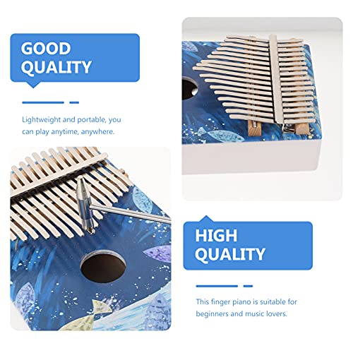 BIENKA 1 Set Kalimba Thumb Piano Finger Piano Kalimba avec Sac Tune Hammer for Enfants Adultes débutants Piano - Les Beatles, Paul McCartney, John Lennon, RIngo Starr, George Harrison BIENKA 1 Set Kalimba Thumb Piano Finger Piano Kalimba avec Sac Tune Hammer for Enfants Adultes débutants Piano – Image 6
