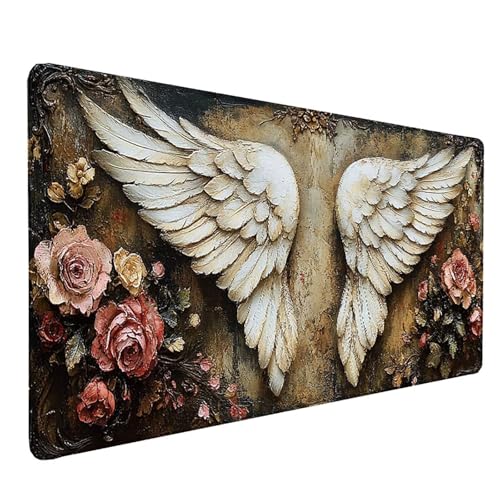 Tapis de souris grand format protège bureau lavable contre les taches et glissements