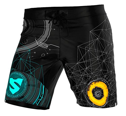 Smmash X-Wear Gate - Pantalones cortos de crossfit para hombre, todo el año, color Smmash Crossfit Gate - Pantalones cortos de compresión para hombre (talla XL), tamaño extra-large