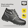 SAFETY JOGGER Safety Boot - BESTBOY - Steel Toe Cap S3/S1P Work Shoe for Men or Women, Anti Slip Puncture Resistant Steel Sole, Shock Absorbing, Water and Oil Repellant Safety Shoe, UK 10.5 EU 45, Black Leather #4