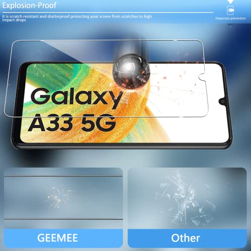 GEEMEE Pellicola Vetro Temperato+Fotocamera Vetro