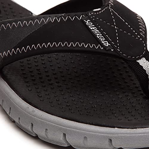 SOLETHREADS CULT | TruBounce | Shock Absorbent | lightweight | Skid Resistent | Super comfortable | Bounce back | Rugged Sole | Flip Flops for Men